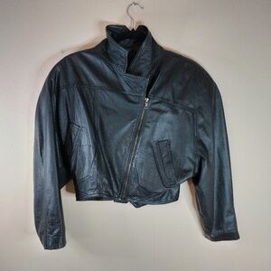 Women's Black Leather Jacket